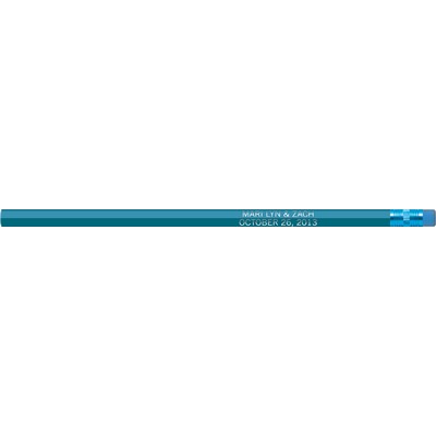 Sky Blue Hexagon Pencils