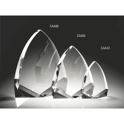 Athens Arch Optic Crystal Award (3-5/8"x4¾")