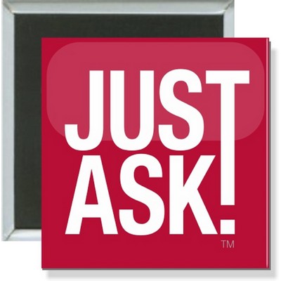 Business - Just Ask - 2 Inch Square Button