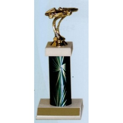 10" Small Pinewood Derby Economy Series Trophy