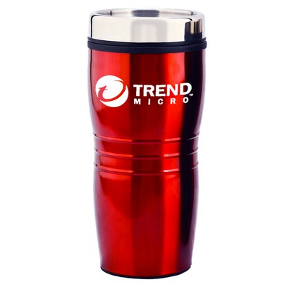 16 Oz. Wavy Travel Tumbler