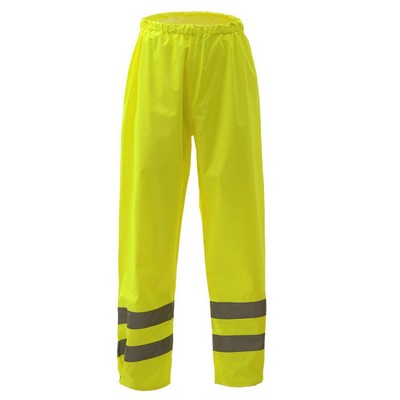 GSS™ Class E Standard Waterproof Lime Green Safety Pants