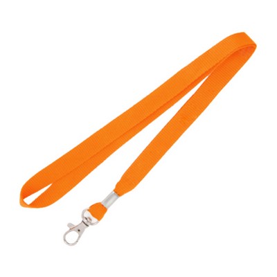 3/8" Flat Blank Lanyard W/ Breakaway