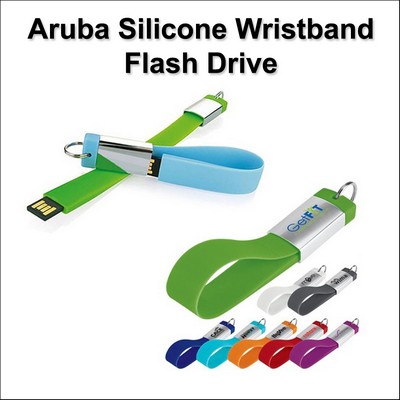 Aruba Silicone Wristband - 2 GB Memory