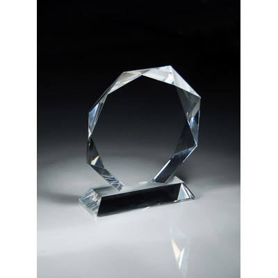 Small Jeweled Crystal Circle Award