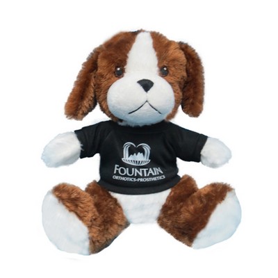 10" Bailey Hound Dog Stuffed Animal w/ T-shirt (10")