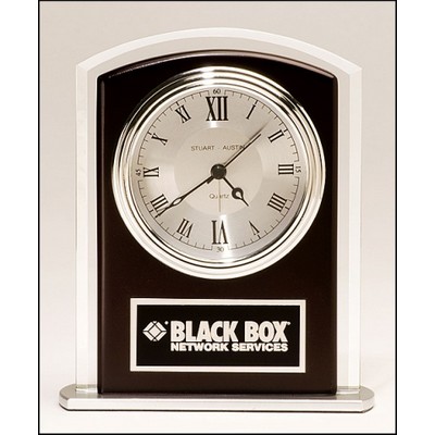 Beveled Glass Clock Award (5.5"x6.5")