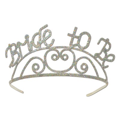 Glittered Metal Bride To Be Tiara