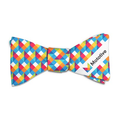 Custom Printed Bow Tie - Self Tie