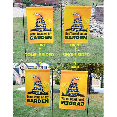 Garden Flag Fully Printed Single Reverse