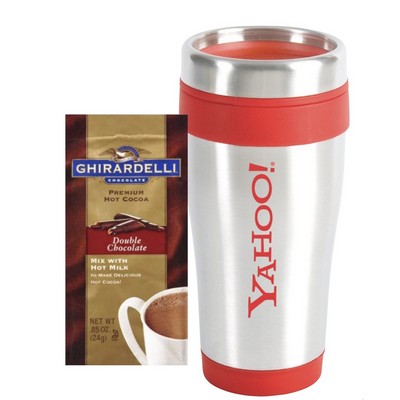 Ghirardelli Cocoa with Stainless Tumbler