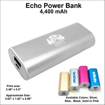 Echo Power Bank 4000 mAh - Silver