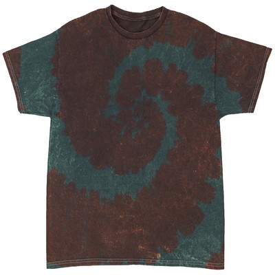 Sunset Spiral Mineral Wash Short Sleeve T-Shirt