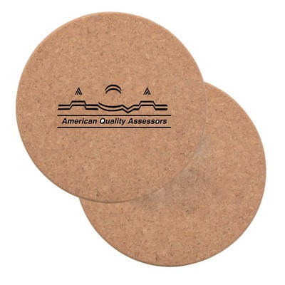 Round Cork Trivet Pot Holder