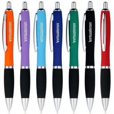 Vitoria Soft Touch Rubber Metal Pen