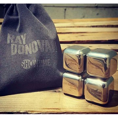 4 Pack Whiskey Stone Set w/Pouch