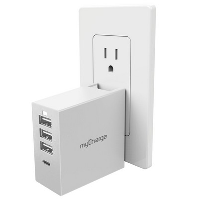 myCharge® Power-Base 4 USB Charge Hub w/Quick Charge™