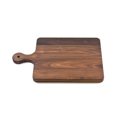 Walnut Wood Cutting Board With Rounded Handle