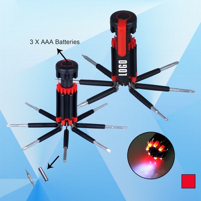 8-in-1 Screwdriver Flashlight