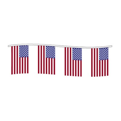 American Flag Lines - Short Terms 60' (24 Flags)