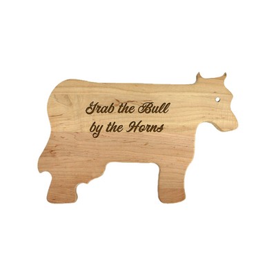 Maple Cow-Shaped Cutting Board