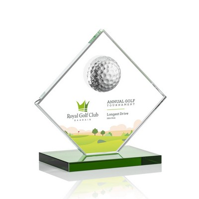 VividPrint™ Golf Award - Barrick/Green 5" High