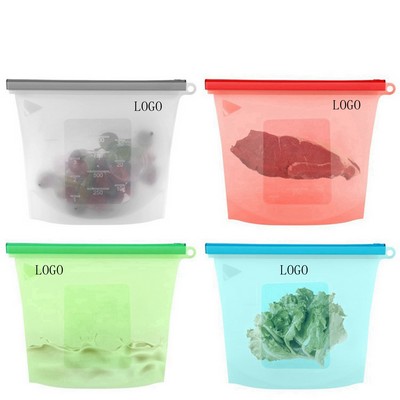 Waterproof Reusable Silicone Food Storage Bag