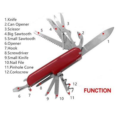 11-In-1 Stainless Steel Survivor Multi Tool