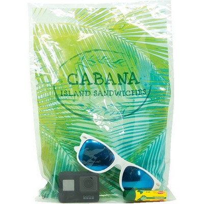 Clear Digital Full Color Die Cut Plastic Bag (9" x 13")