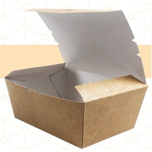 Medium Kraft Paper To-Go Box