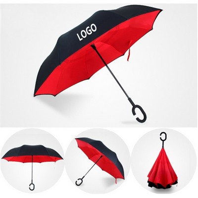 Folding Windproof Double Layer Umbrella