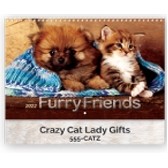 Furry Friends Stapled Wall Calendars