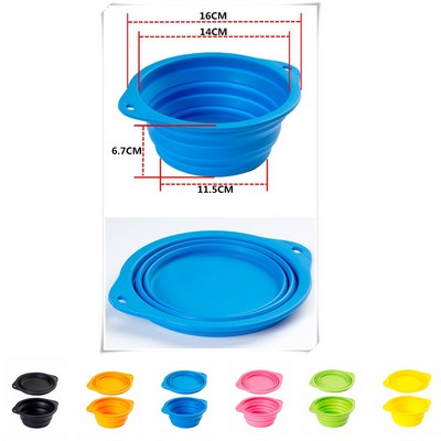 850 ML Collapsible Silicone Pet Bowl