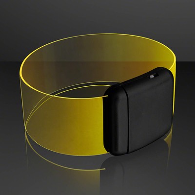 Cosmic Yellow LED Neon Bracelets - BLANK