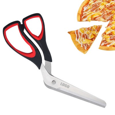 Red Ring Pizza Scissors Cutter