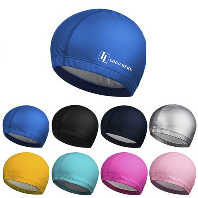 Solid Waterproof Swim Cap for Secure and Dry Swimming