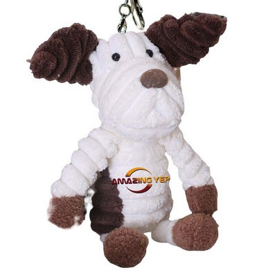 2.5" Plush Keychain Simulation Key Tag - Dog