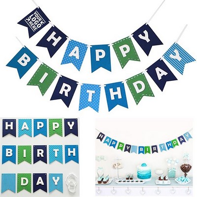 Felt Happy Birthday Banner