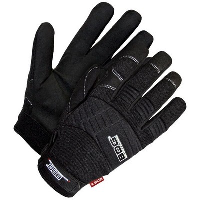 Synthetic Leather Performance Gloves (Black)