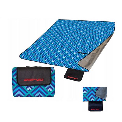 Floding Picnic Fleece Blanket