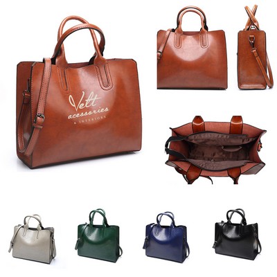 Women Leather Shoulder Handbag