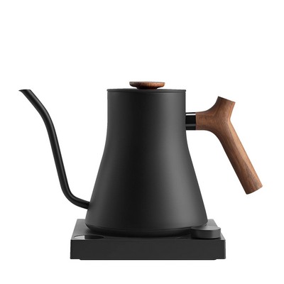 Stagg EKG Pro Matte Black Electric Kettle w/Walnut Accents