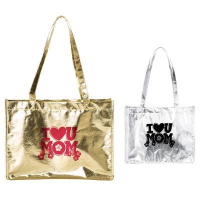 Full Color Metallic Large Tote