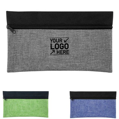 Polyester Zipper Pencil Case Pouch