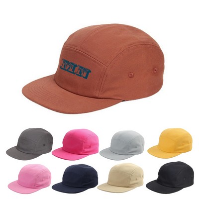 5 Panels Cotton Baseball Cap