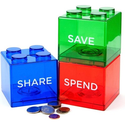 Building Block Money Saving Box