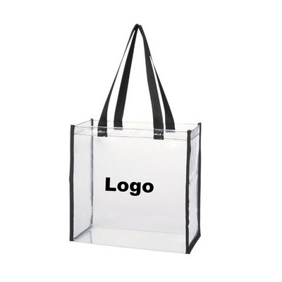 Clear PVC Tote Bag Stadium Bag