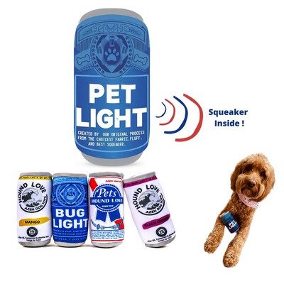 Custom Beer Can Dog Squeaky