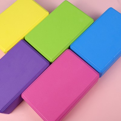 EVA Foam Solid Color Yoga Block Fitness Exercise Gym Brick 9" x 6" x 3"