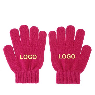 Classic Kids Warm Knitted Winter Gloves